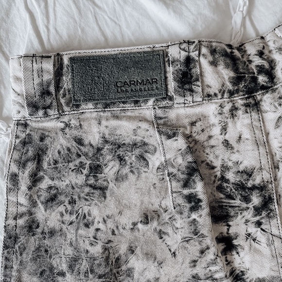 ✨NWT✨Carmar Baggy Grinded Cargo Pant Bleach Dye black and white - discontinued - Picture 11 of 17
